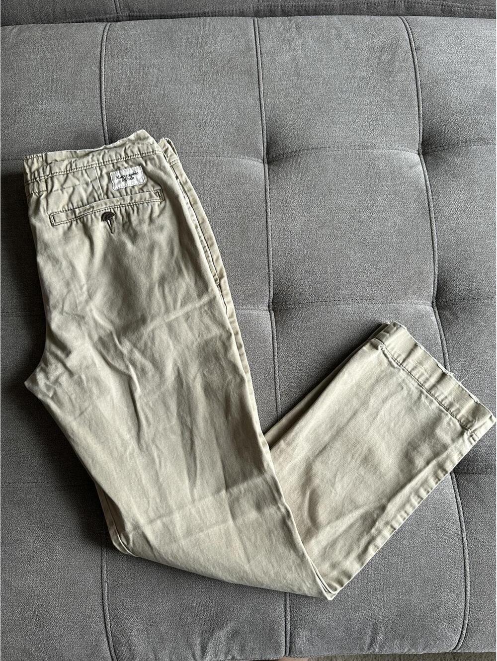 Vintage Y2K Men's Abercrombie & Fitch Khaki Pants